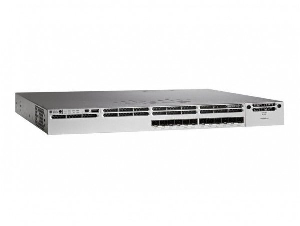 Cisco Catalyst 3850 12 Port 10G Fiber Switch IP Base, WS-C3850-12XS-S